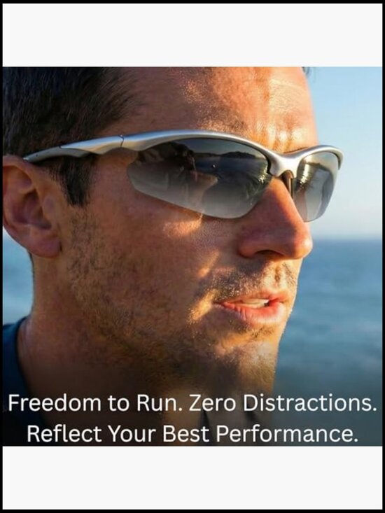 Polarized Sports Sunglasses TR90 Frame UV400 Protection Running Cycling Fishing main image 7